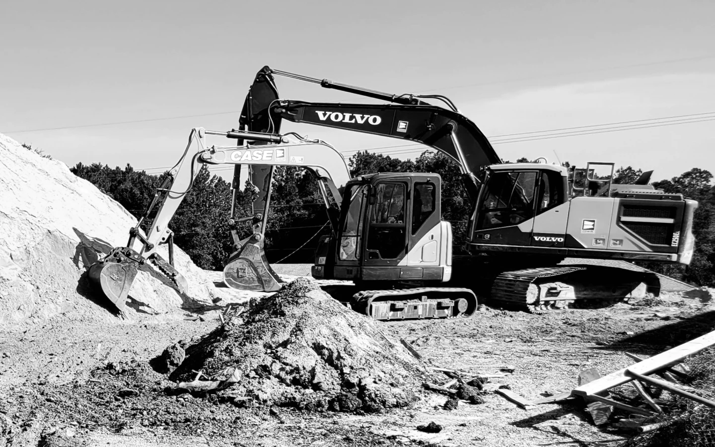 land clearing heavy equipments for road constructions baker fl