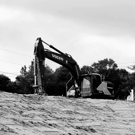 volvo backhoe excavation and land work baker fl